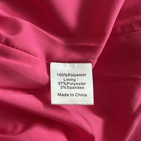 TUCKERNUCK Women’s Hot Pink Tweed Long Sleeve Jackie Dress Size Small - Picture 11 of 12